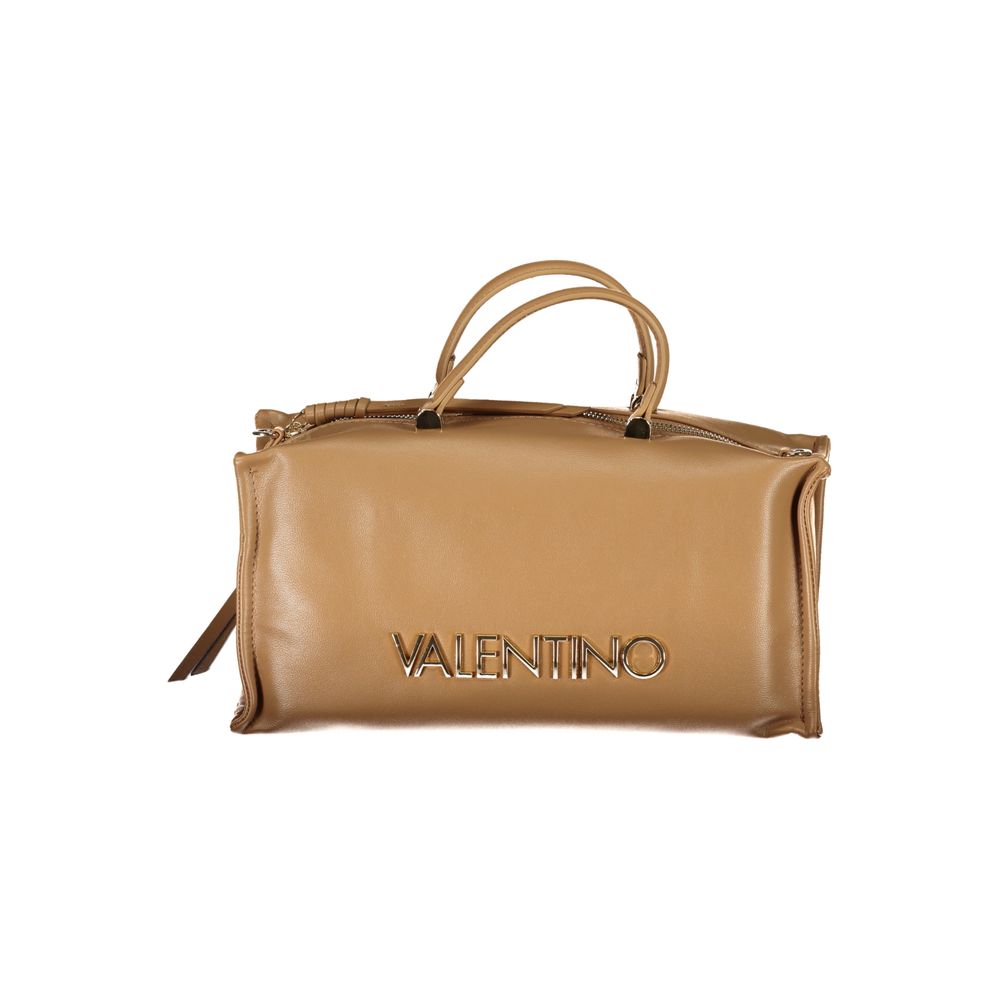 Mario Valentino Beige Polyurethane Women Handbag - ClickThatClicks 