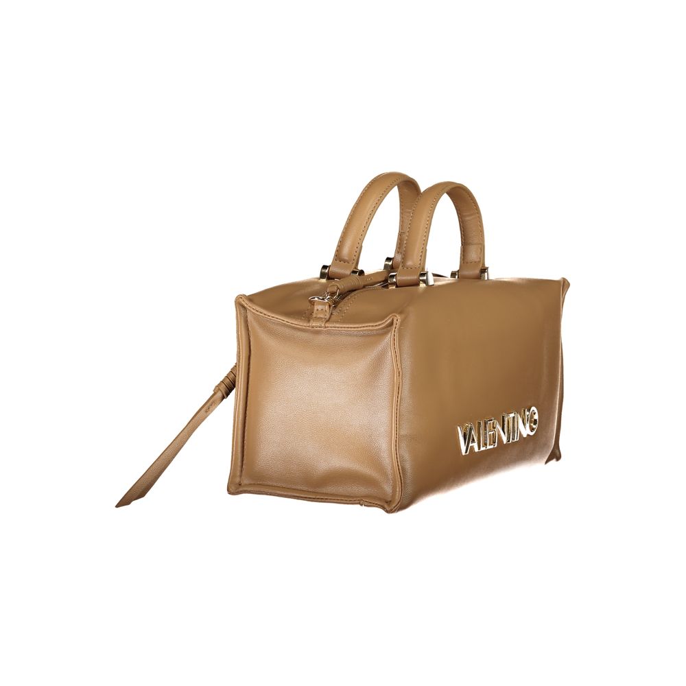 Mario Valentino Beige Polyurethane Women Handbag - ClickThatClicks 