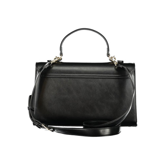 Mario Valentino Nero Polyurethane Women's Handbag - ClickThatClicks 