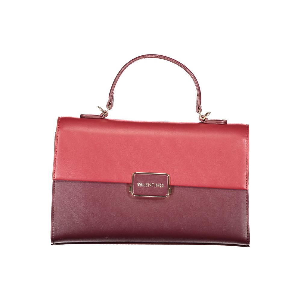 Mario Valentino Rosso Polyurethane Women Handbag - ClickThatClicks 