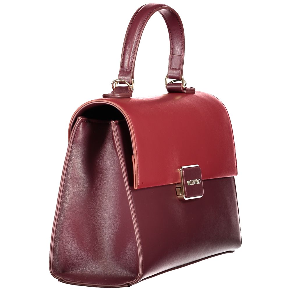 Mario Valentino Rosso Polyurethane Women Handbag - ClickThatClicks 