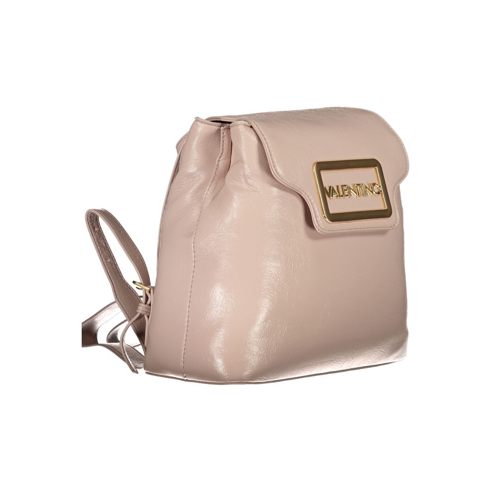 Mario Valentino Rosa Poliuretano Women Backpack - ClickThatClicks 