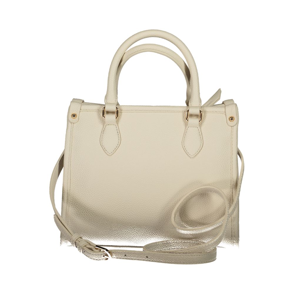 Mario Valentino Beige Polyurethane Women Handbag - ClickThatClicks 