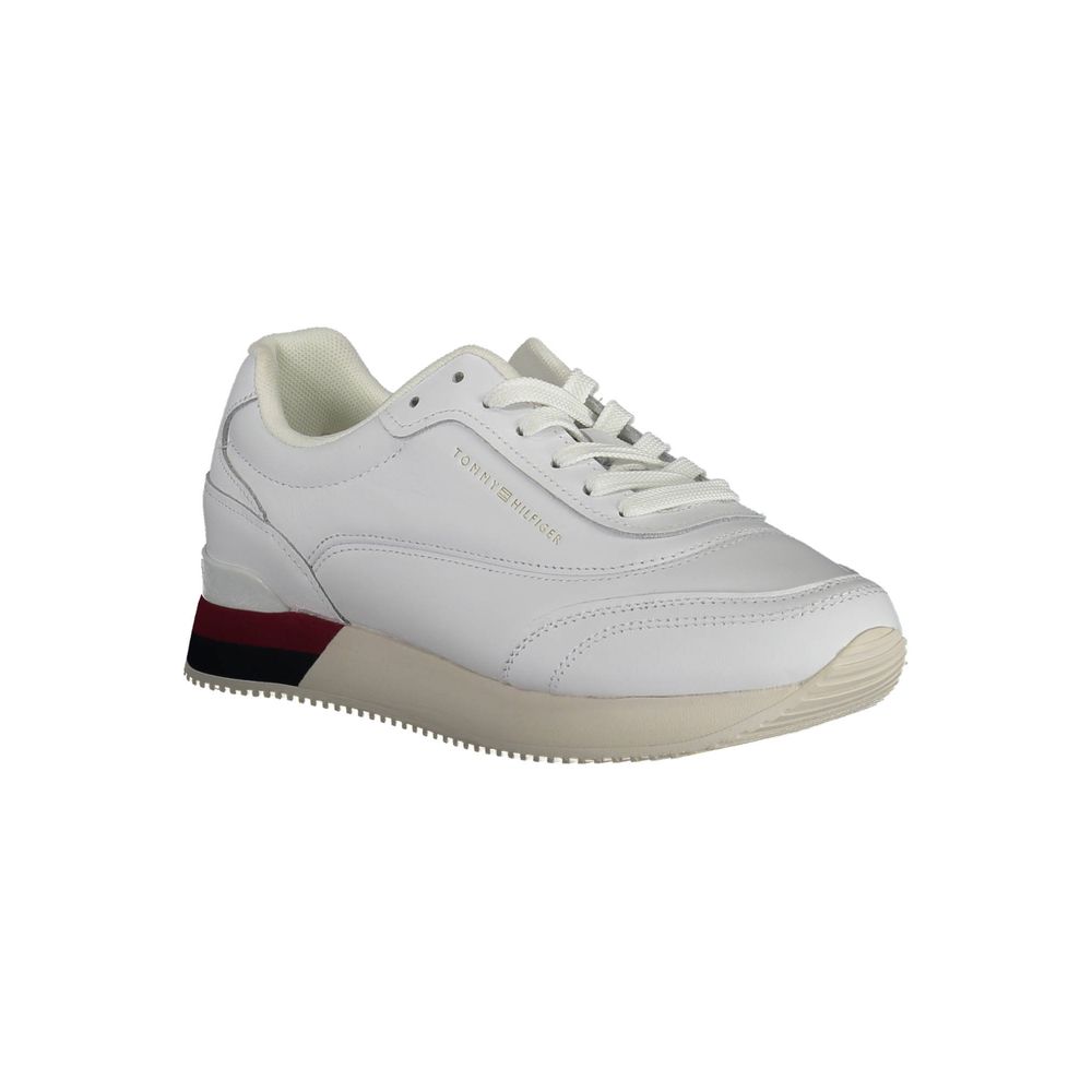 Tommy Hilfiger Bianco Pelle Women Sneaker - ClickThatClicks 