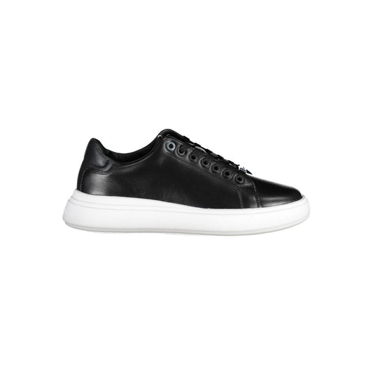 Calvin Klein Nero Pelle Donna Sneaker - ClickThatClicks 