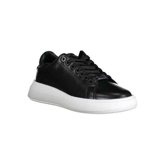 Calvin Klein Nero Pelle Donna Sneaker - ClickThatClicks 