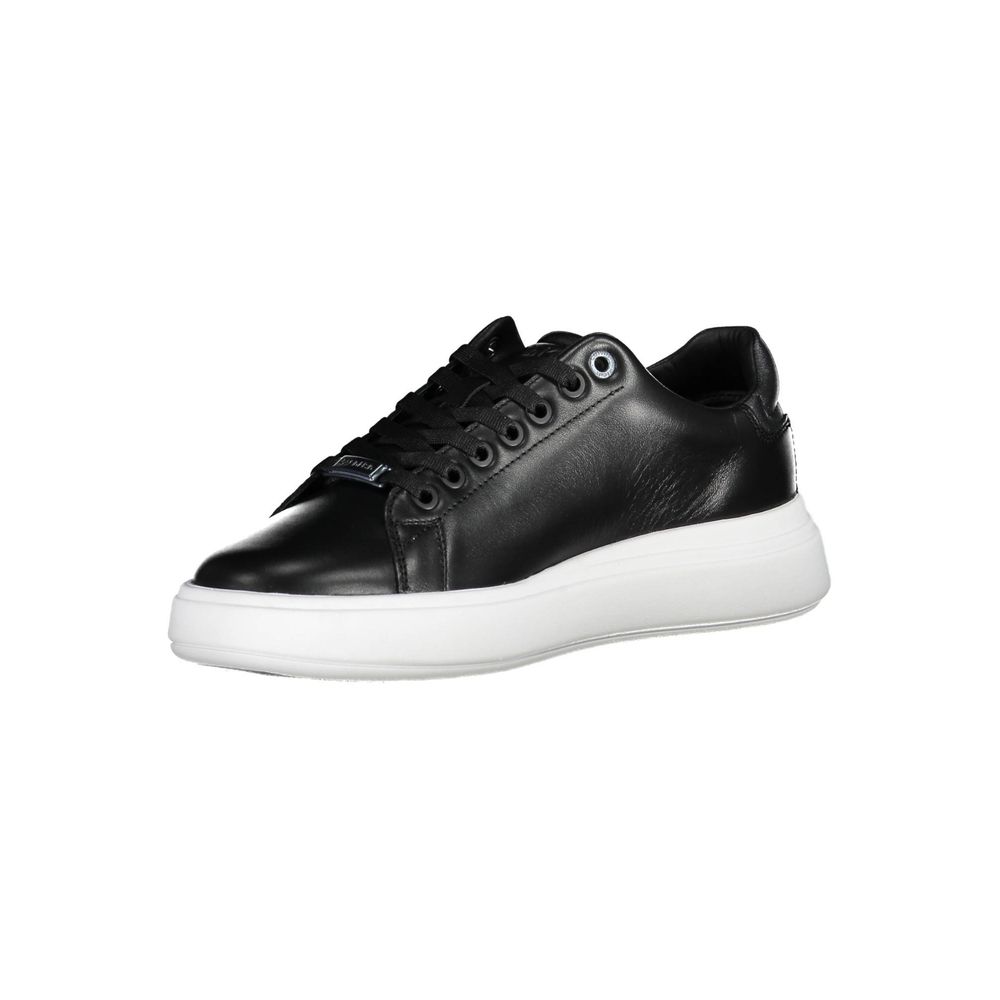 Calvin Klein Nero Pelle Donna Sneaker - ClickThatClicks 
