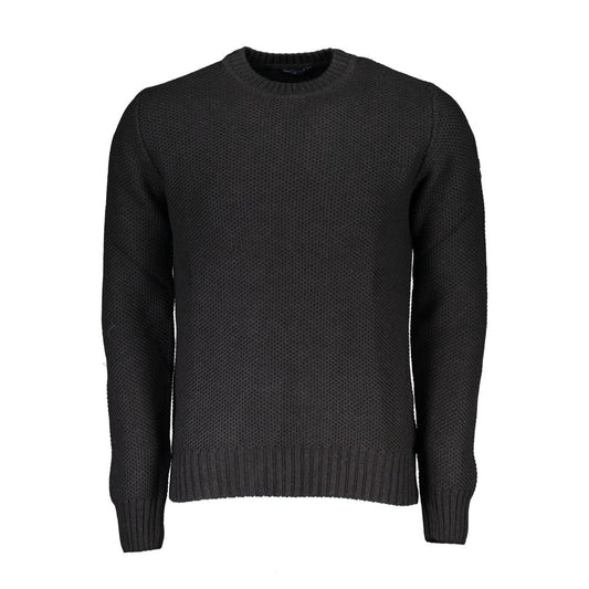 North Sails Grigio Cotton Men Sweater - ClickThatClicks 