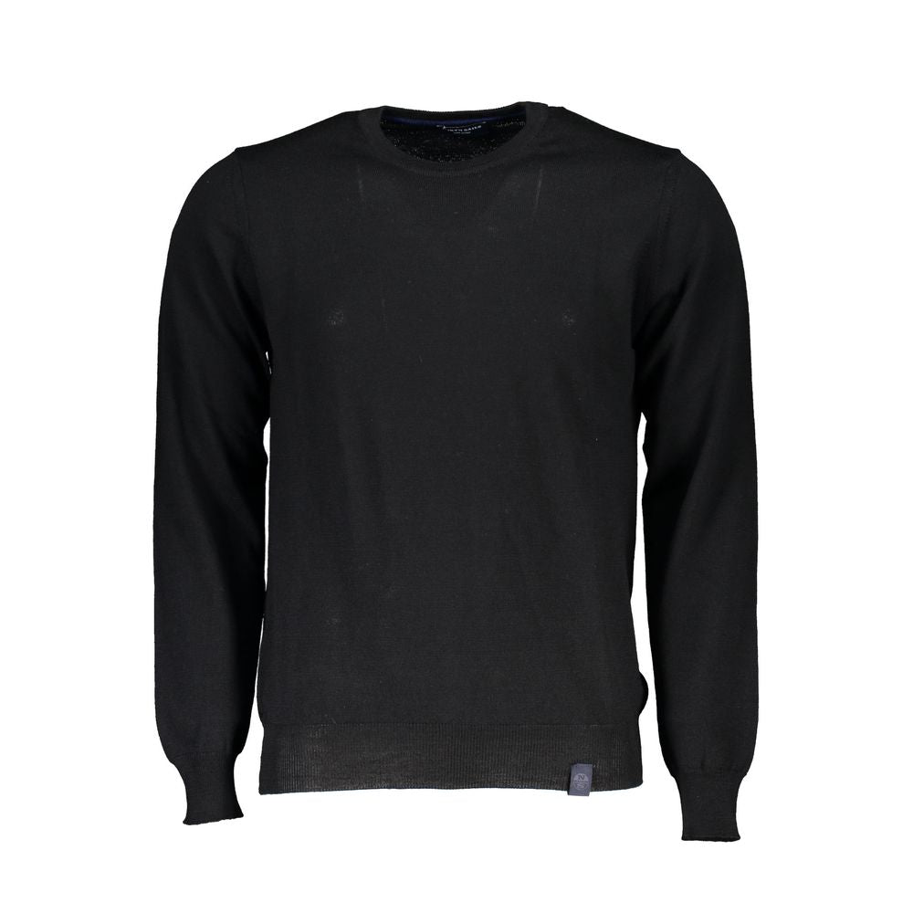 North Sails Nero Tessuto Men Sweater - ClickThatClicks 