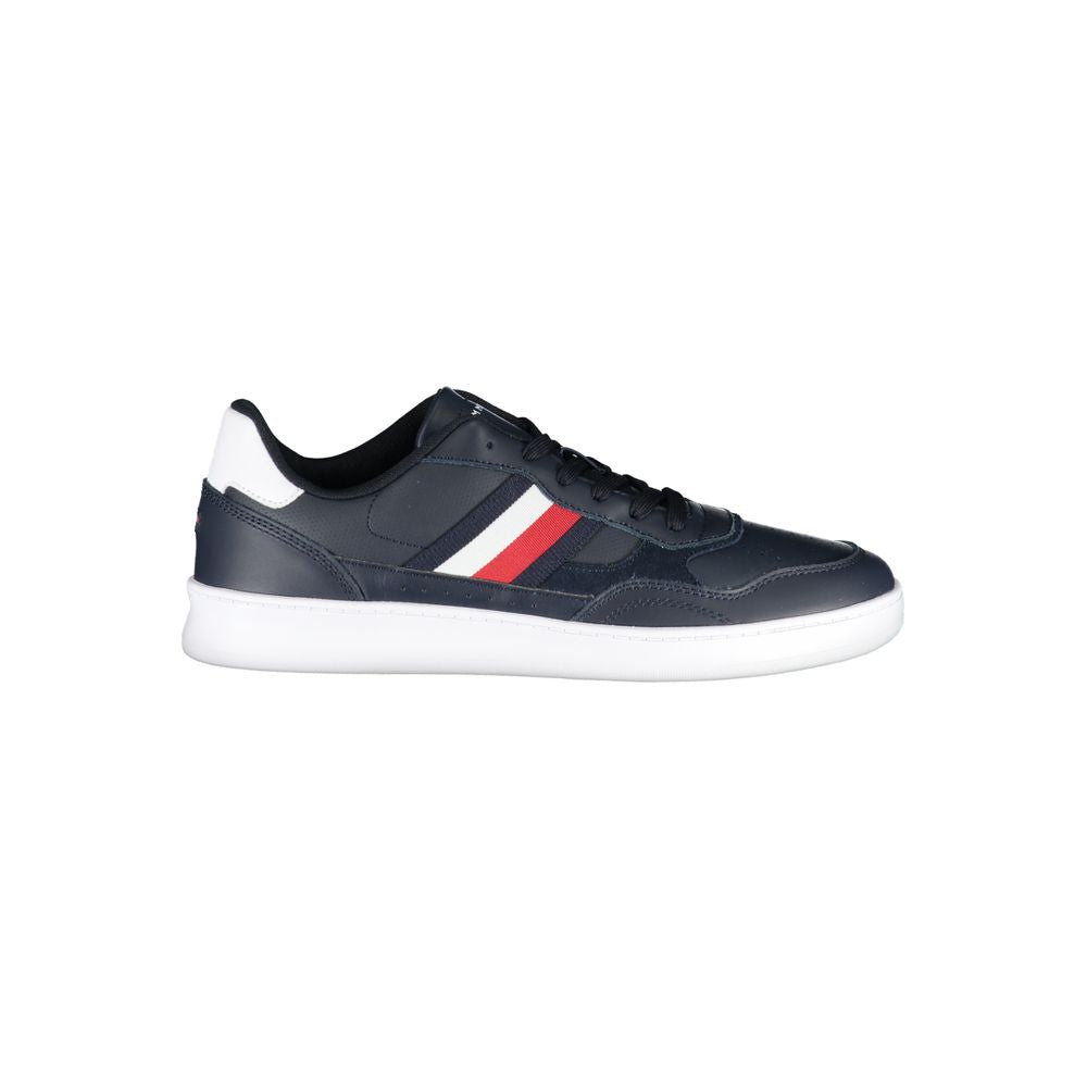 Tommy Hilfiger Blue Polyurethane Men Sneaker - ClickThatClicks 