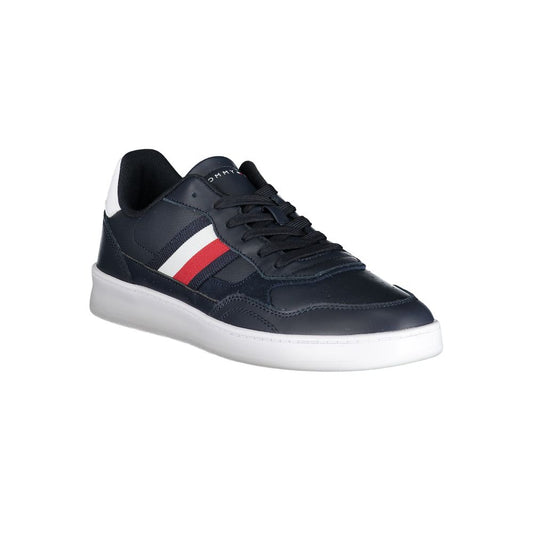 Tommy Hilfiger Blue Polyurethane Men Sneaker - ClickThatClicks 