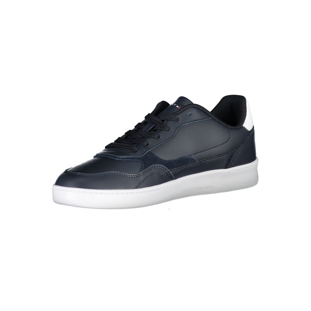 Tommy Hilfiger Blue Polyurethane Men Sneaker - ClickThatClicks 