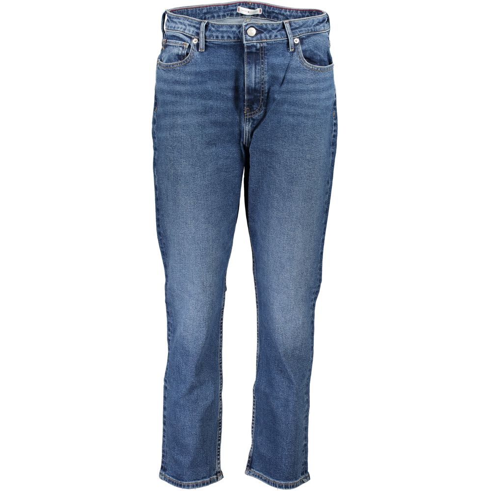 Tommy Hilfiger Blue Cotton Women Jeans - ClickThatClicks 