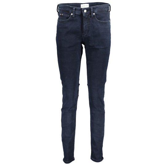 Calvin Klein Blue Cotton Women Skinny Jean - ClickThatClicks 
