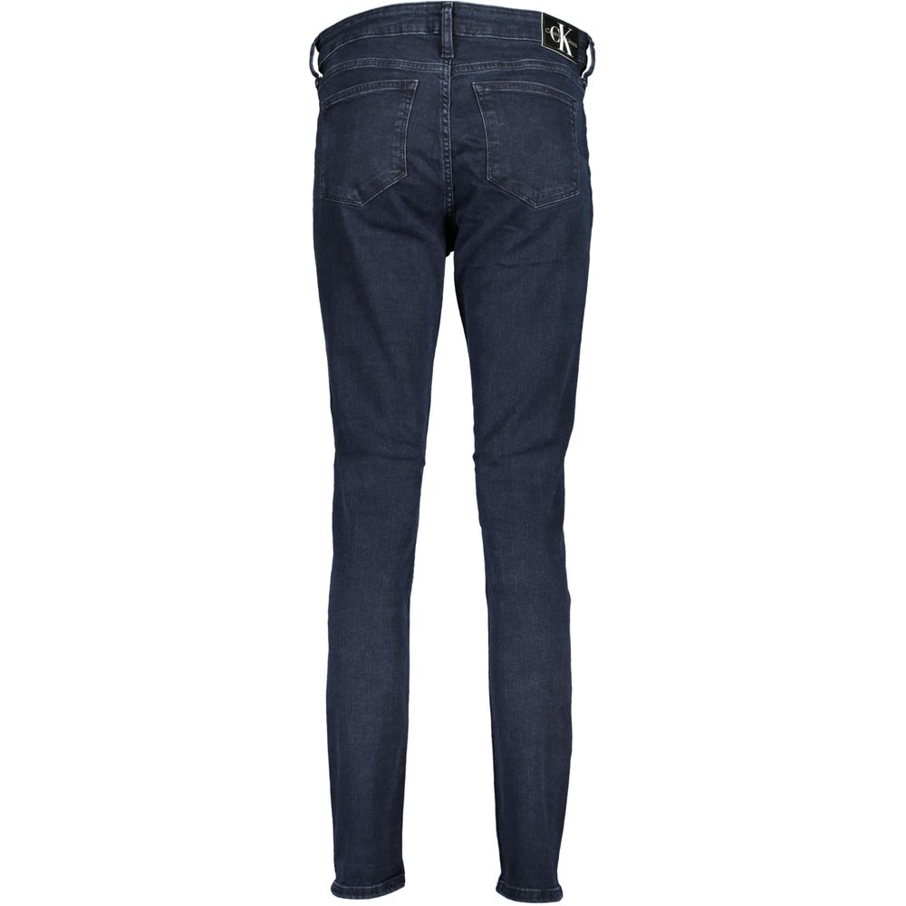 Calvin Klein Blue Cotton Women Skinny Jean - ClickThatClicks 