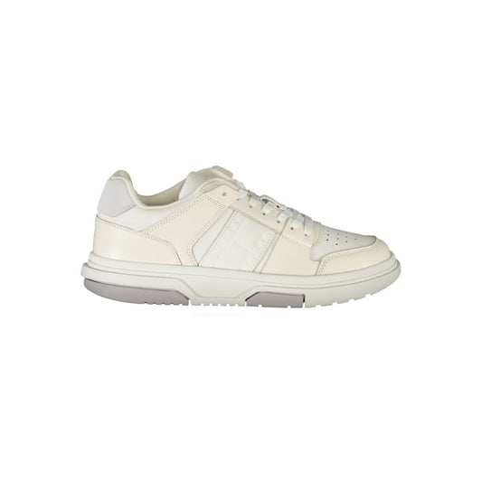 Tommy Hilfiger White Leather Women Sneaker - ClickThatClicks 