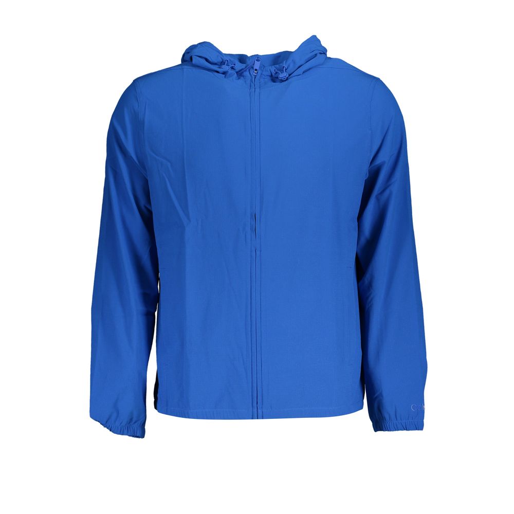 Calvin Klein Blue Polyester Men's Sports Jacket - ClickThatClicks 
