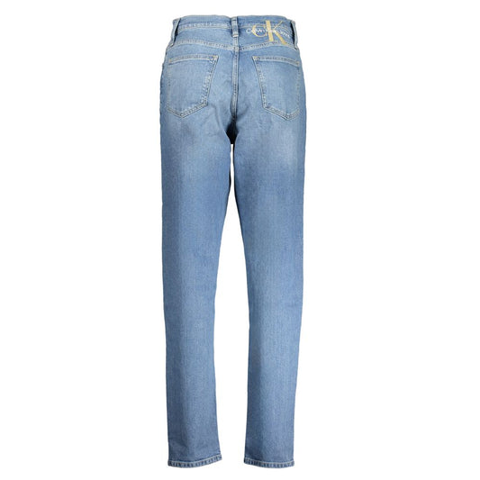 Calvin Klein Azzurro Cotton Women Jeans - ClickThatClicks 