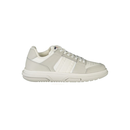 Tommy Hilfiger White Leather Women Sneaker - ClickThatClicks 