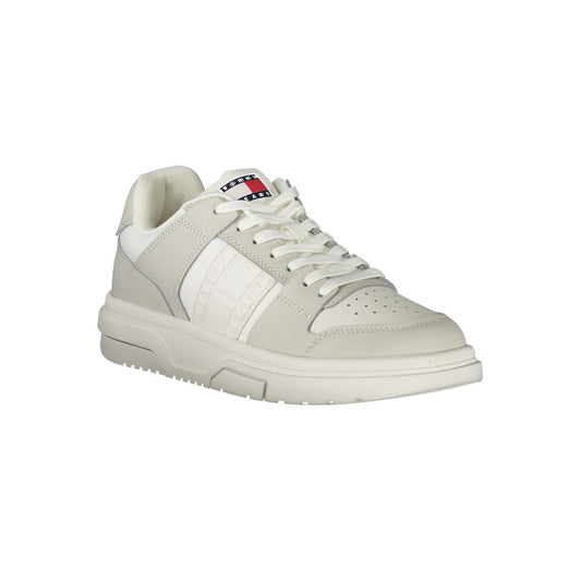 Tommy Hilfiger White Leather Women Sneaker - ClickThatClicks 