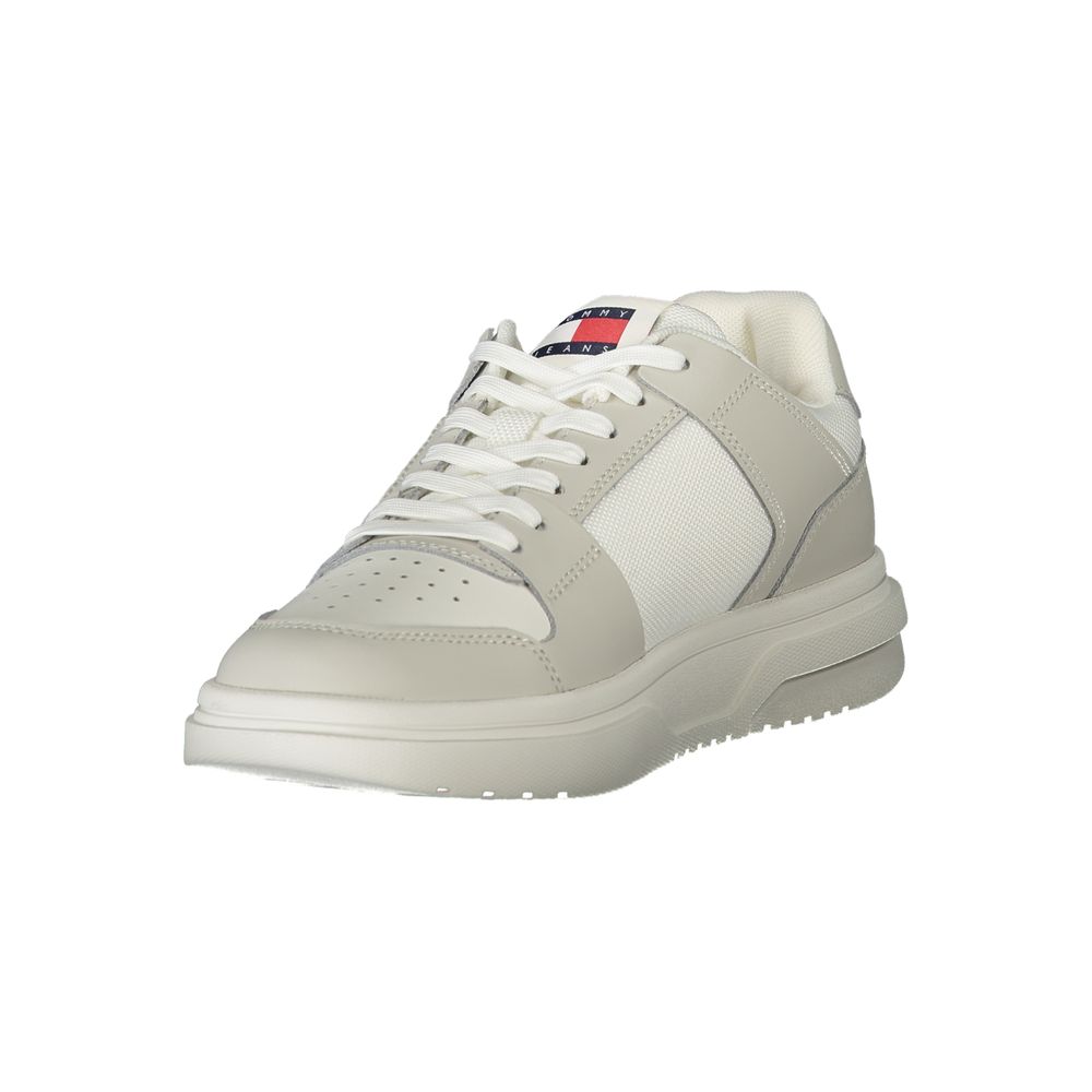 Tommy Hilfiger White Leather Women Sneaker - ClickThatClicks 