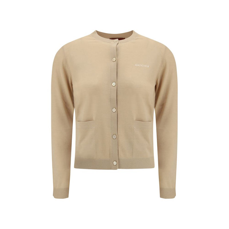 Gucci Beige Cashmere Cardigan