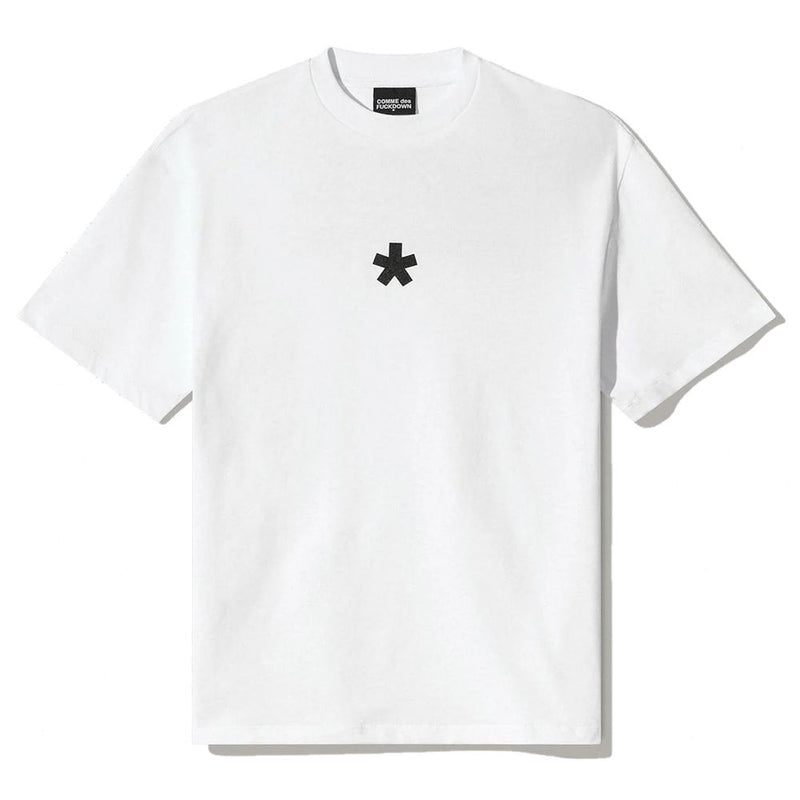Comme Des Fuckdown White Cotton Women T-Shirt