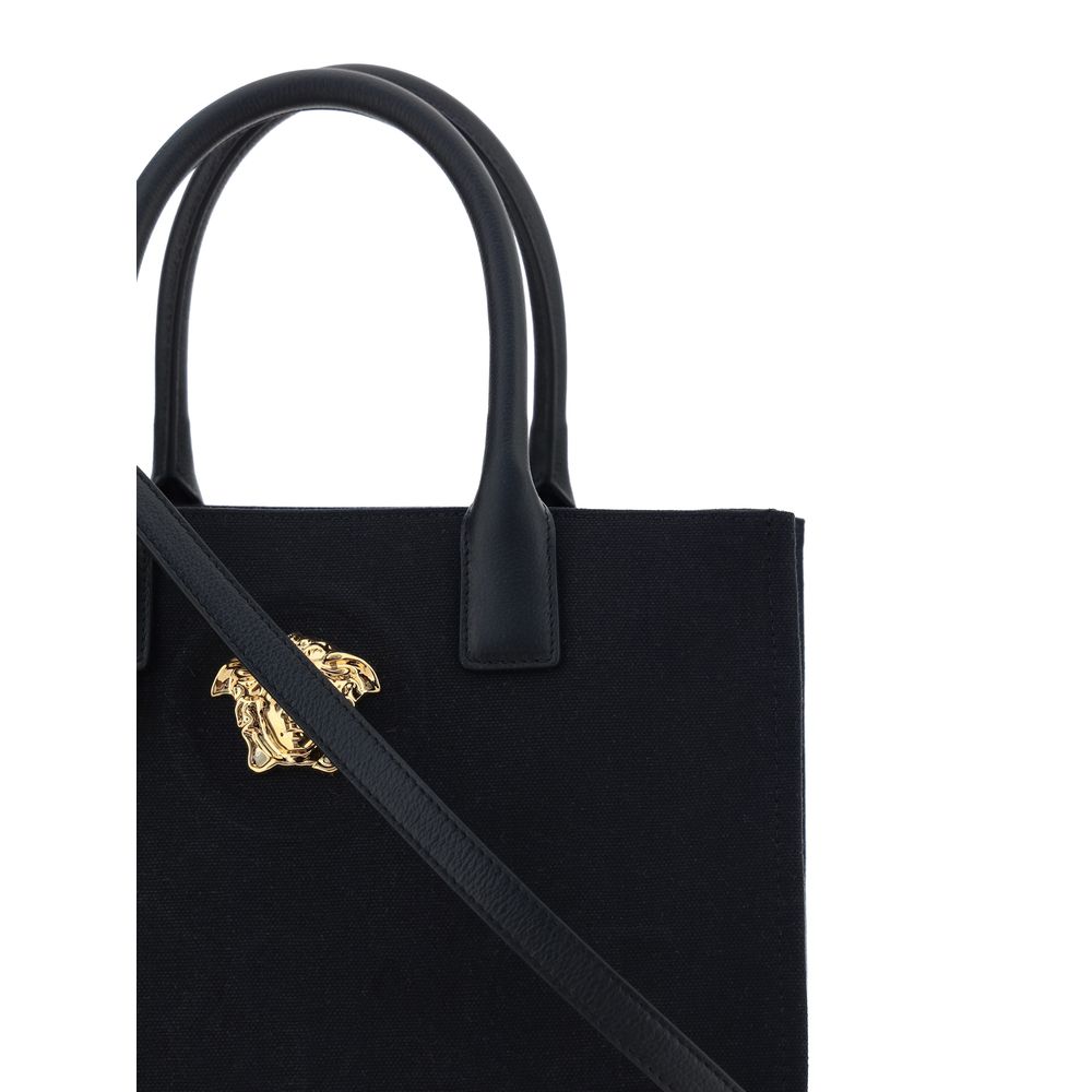 Versace Black Cotton Shoulder Bag - ClickThatClicks 