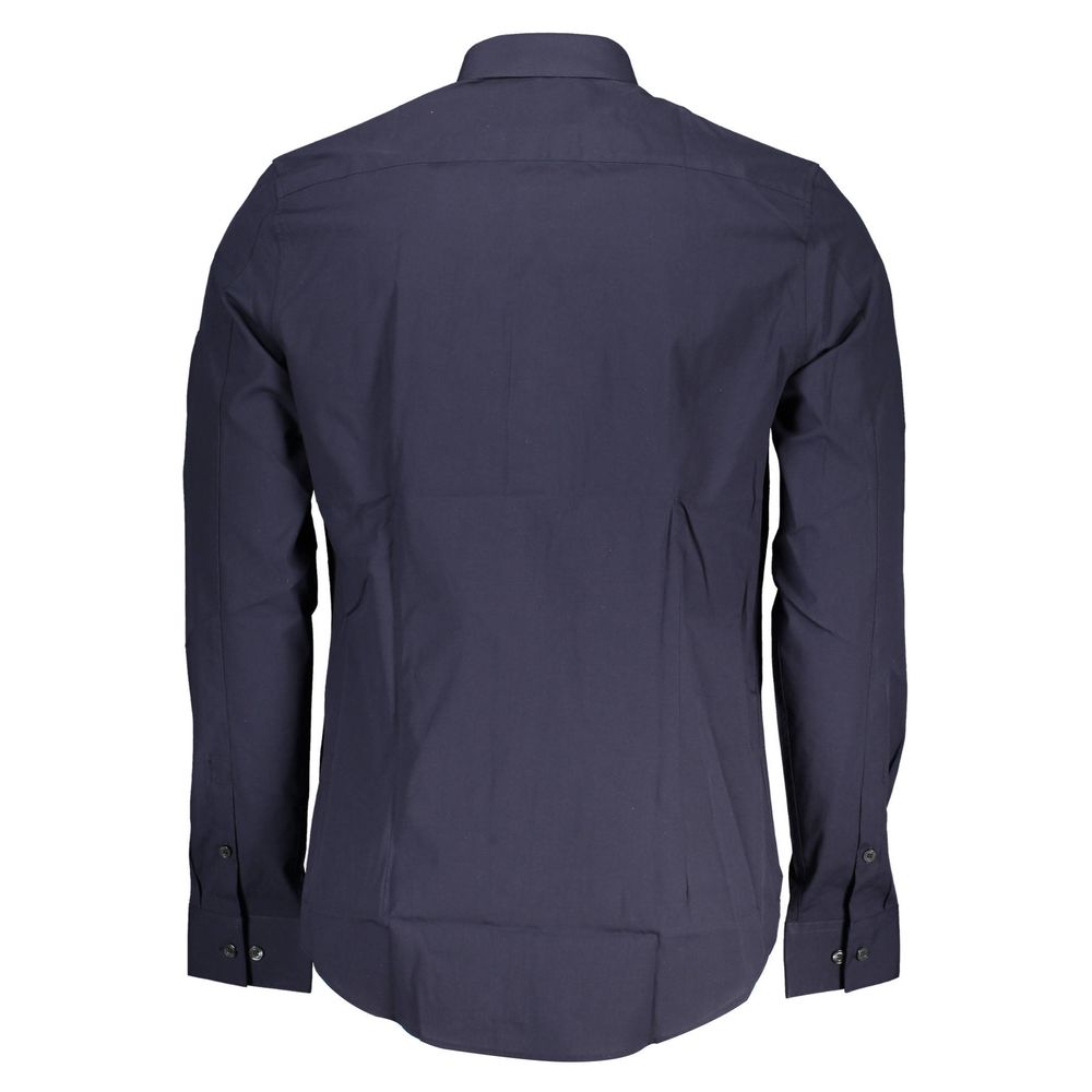 Calvin Klein Blue Cotton Shirt