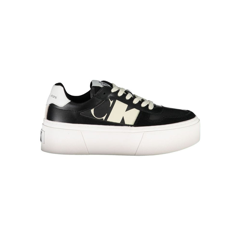 Calvin Klein Black Polyester Sneaker