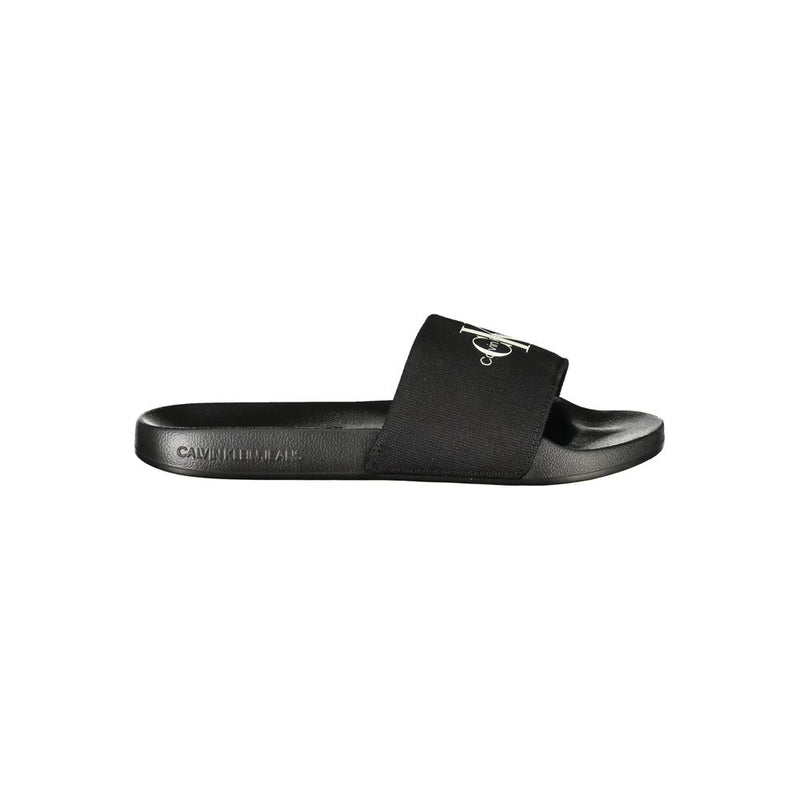 Calvin Klein Black Polyester Sandal