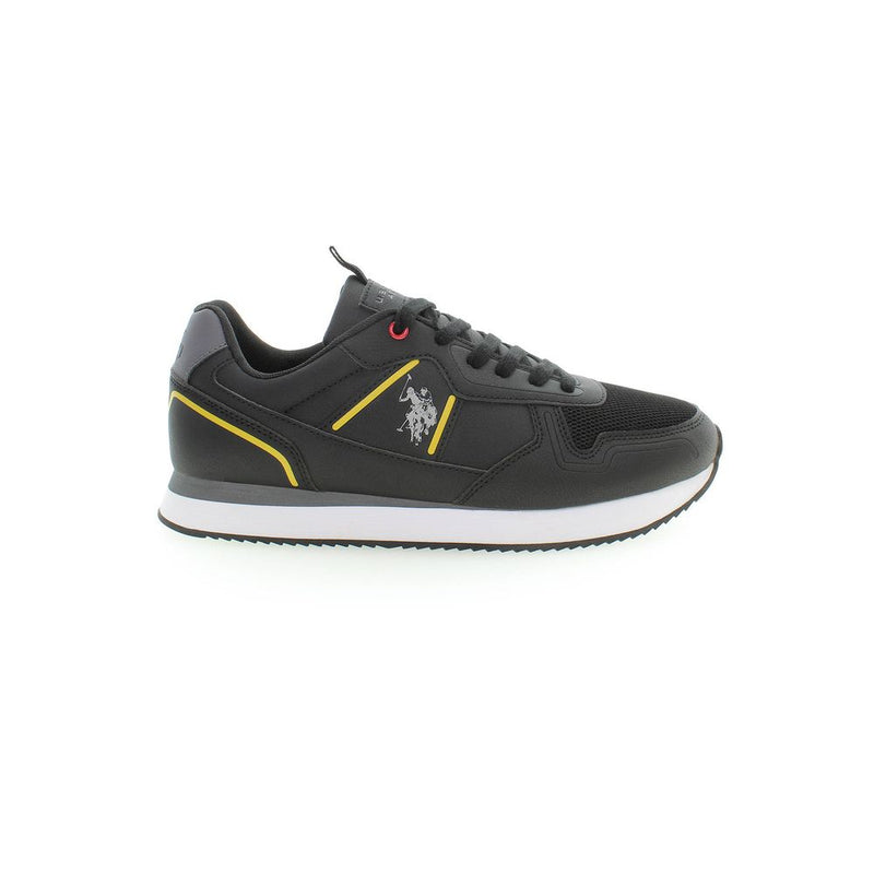 U.S. POLO ASSN. Black Polyester Sneaker