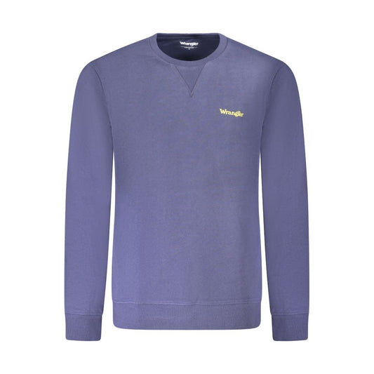 Wrangler Blu Cotton Men Sweatshirt - ClickThatClicks 