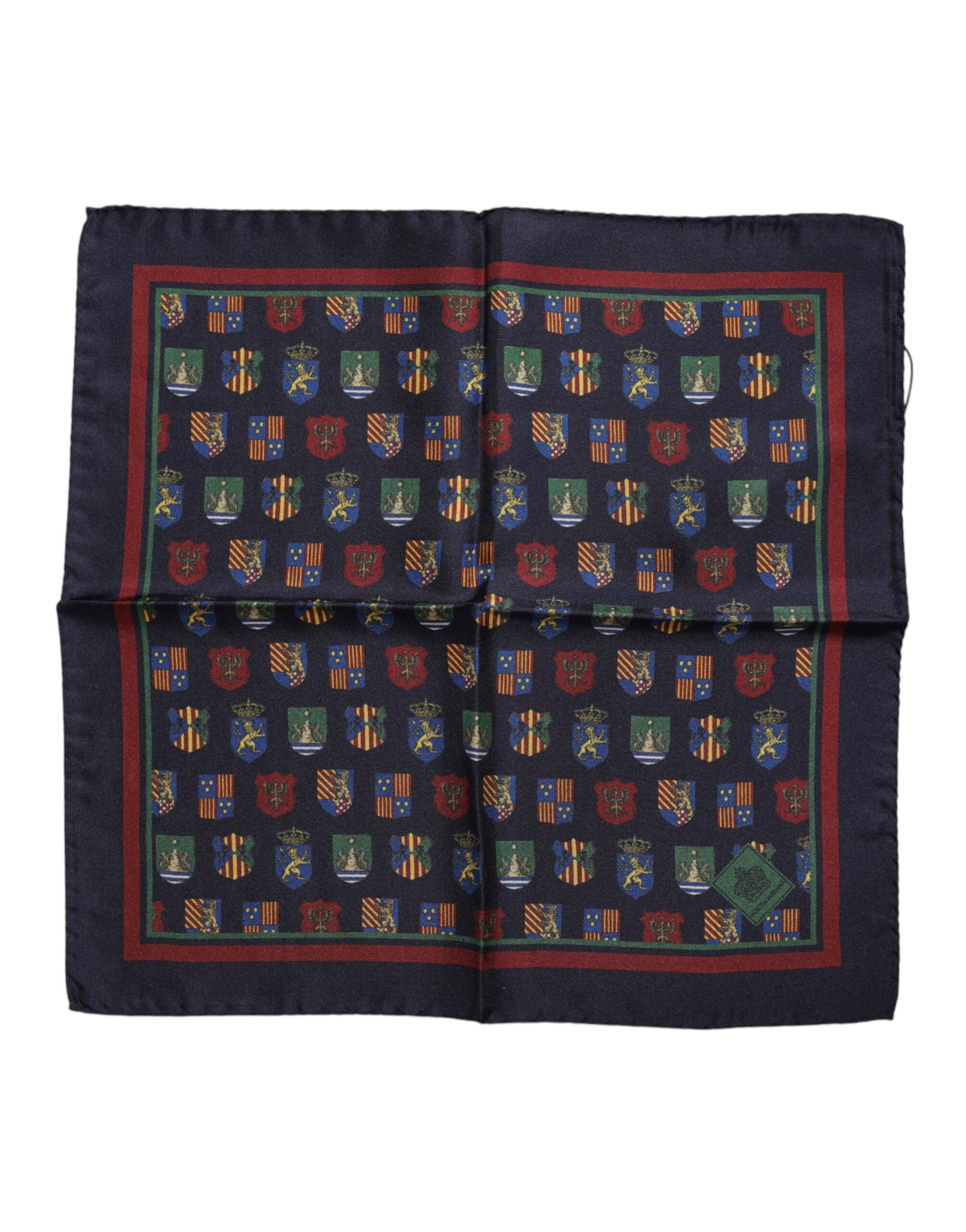 Dolce & Gabbana Multicolor Medals Square Foulard Scarf - ClickThatClicks 