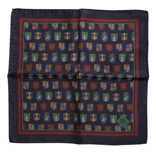 Dolce & Gabbana Multicolor Medals Square Foulard Scarf - ClickThatClicks 
