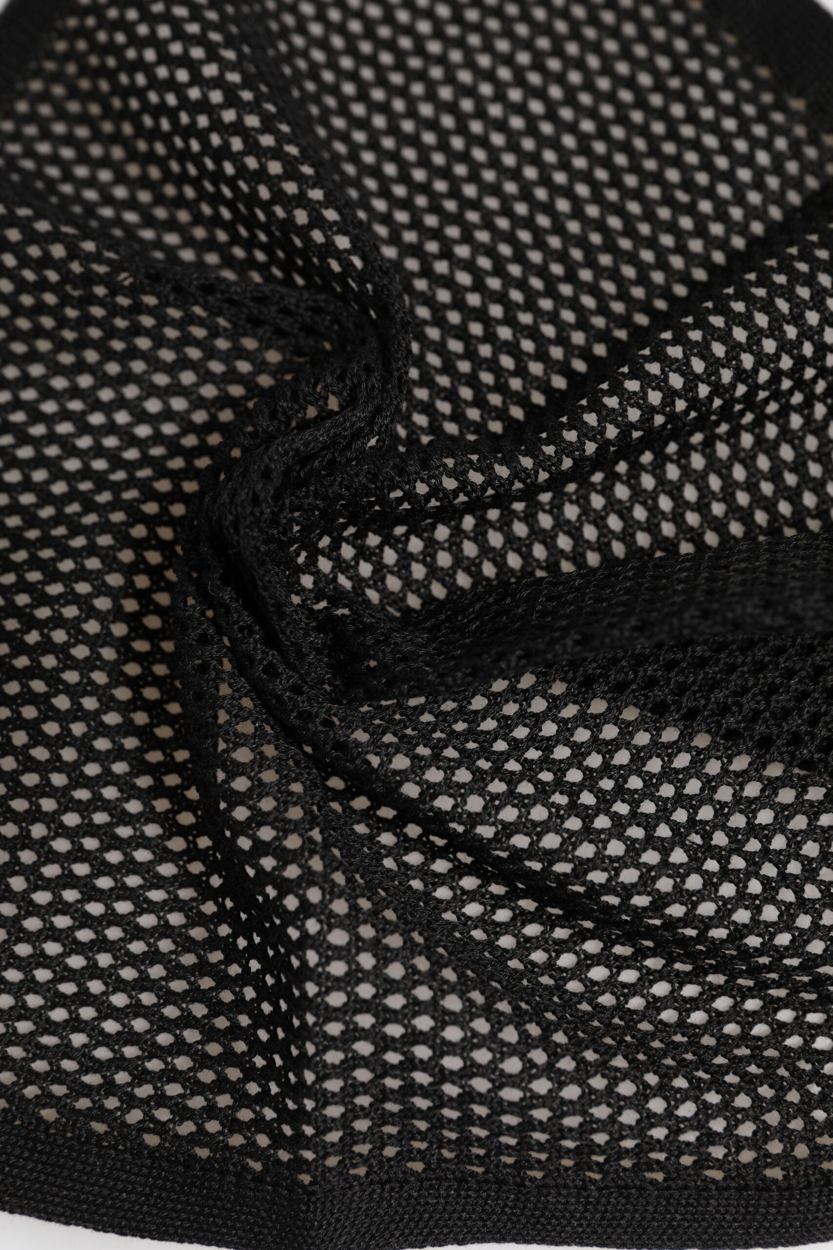 Dolce & Gabbana Black Patterned Cotton Square Foulard Scarf - ClickThatClicks 
