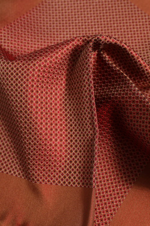 Dolce & Gabbana Orange Silk Square Men Foulard Scarf - ClickThatClicks 