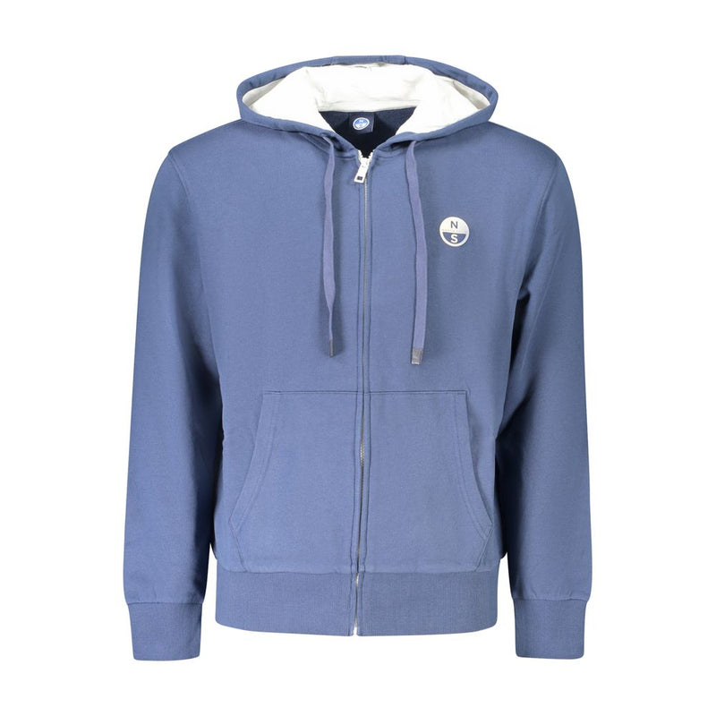 North Sails Blue Cotton Men Sweater