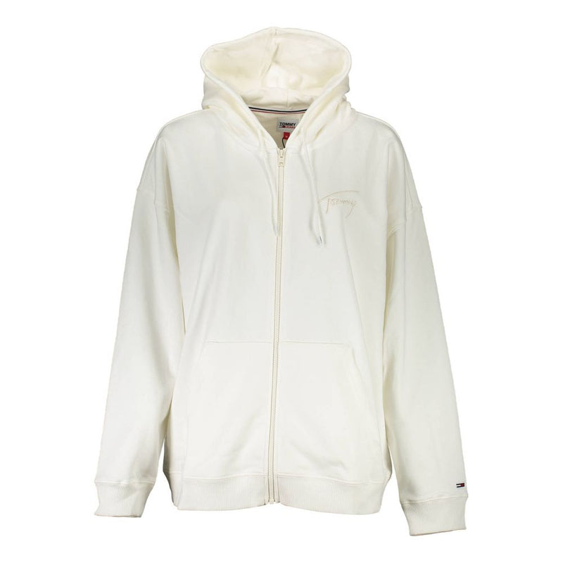 Tommy Hilfiger White Cotton Women's Hoodie