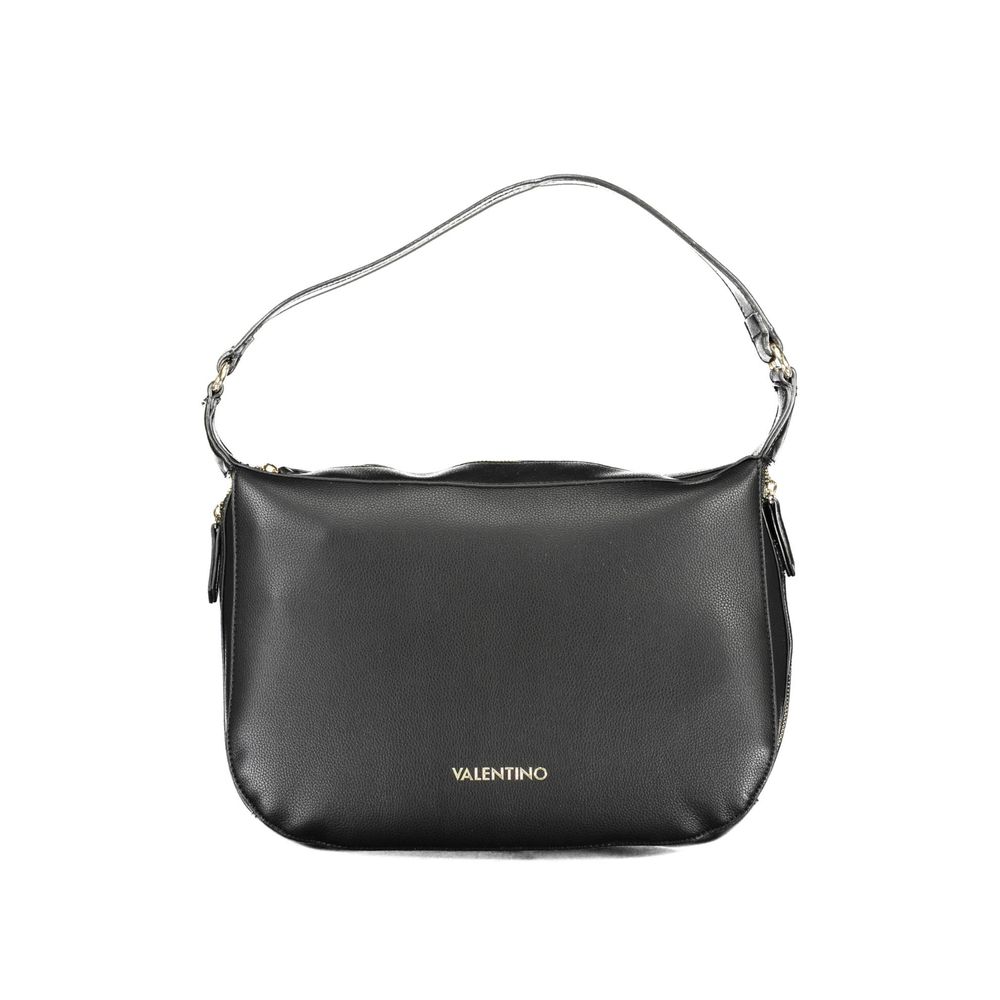 Mario Valentino Black Polyurethane Women Handbag - ClickThatClicks 