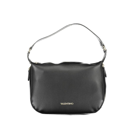 Mario Valentino Black Polyurethane Women Handbag - ClickThatClicks 