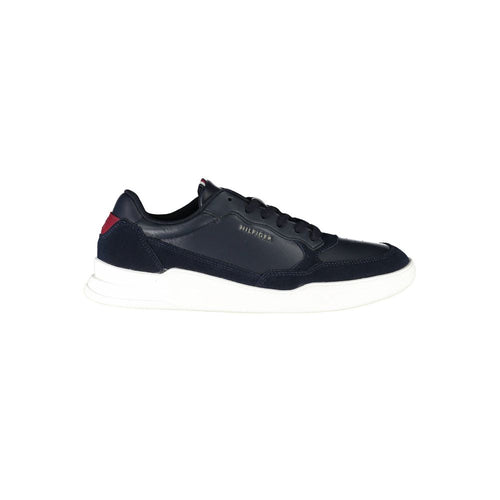 Tommy Hilfiger Blue Leather Men's Sneaker - ClickThatClicks 