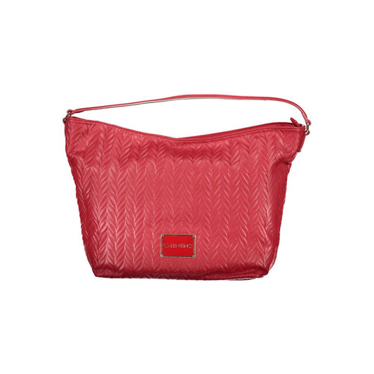 Mario Valentino Rosso Polyurethane Women Handbag - ClickThatClicks 