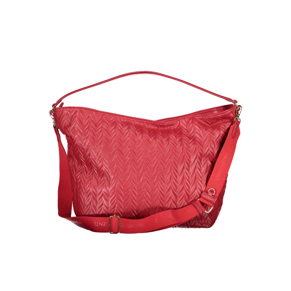 Mario Valentino Rosso Polyurethane Women Handbag - ClickThatClicks 