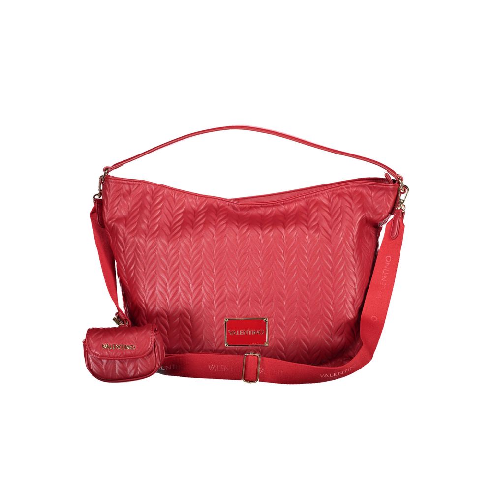 Mario Valentino Rosso Polyurethane Women Handbag - ClickThatClicks 