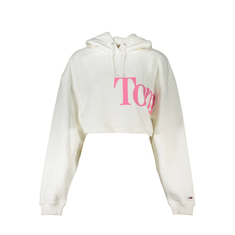 Tommy Hilfiger White Cotton Women Sweater