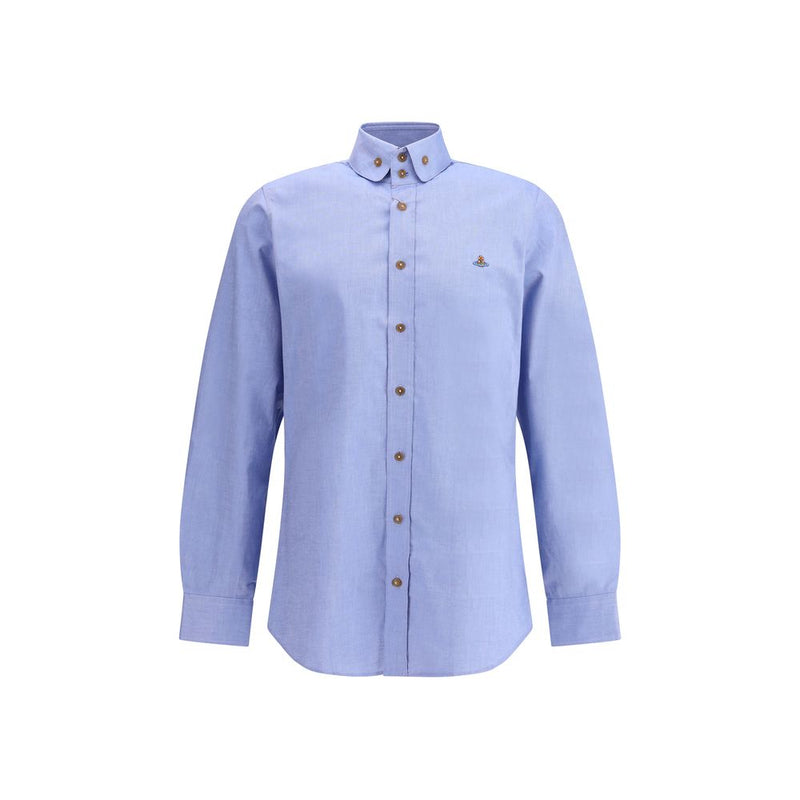 Vivienne Westwood Light Blue Cotton Dress Shirt