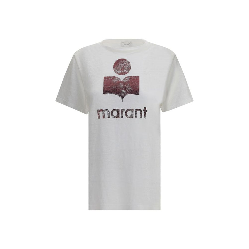 Marant Etoile White Linen T-Shirt