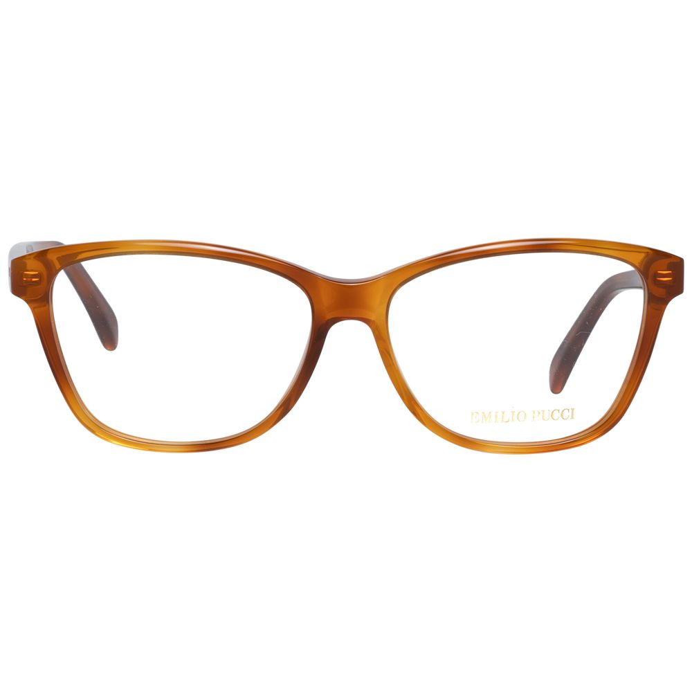 Emilio Pucci Brown Plastic Glasses (Frames) - ClickThatClicks 