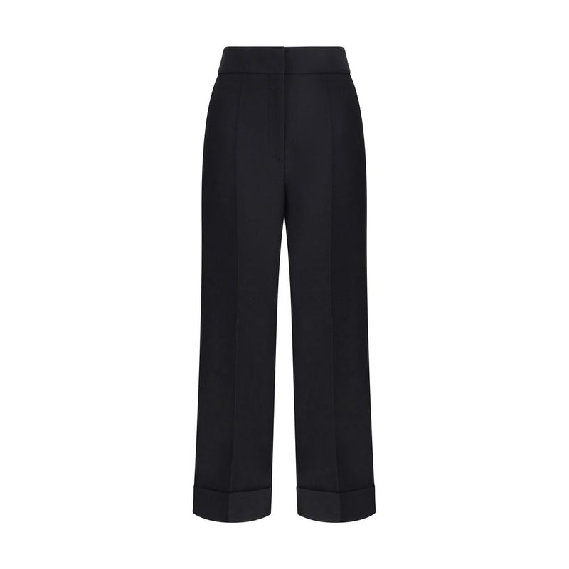 Valentino Black Wool Dress Pants